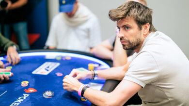 Gerard Piqué na EPT v Barceloně