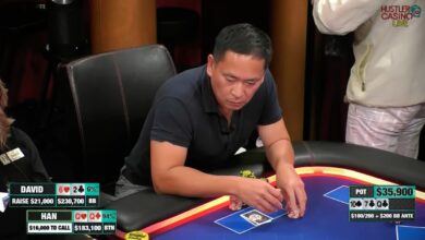 V Hustler Casinu Live se zase odehrávaly šílené handy