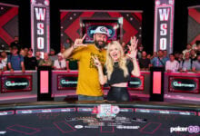 Daniel Negreanu se svou ženou po výhře WSOP náramku