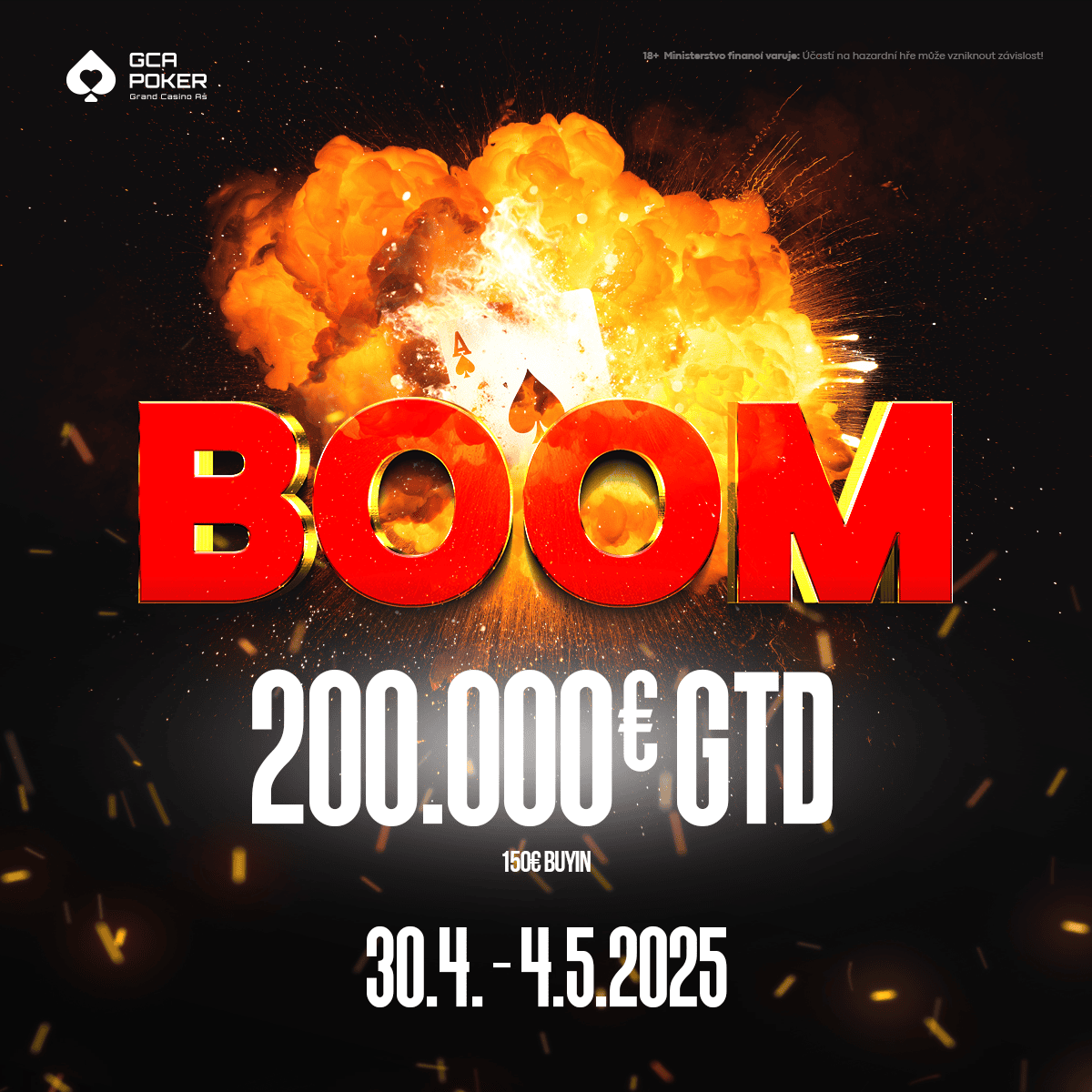 Boom v Grand Casinu Aš