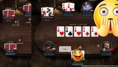 Fold AA preflop na WSOP Online