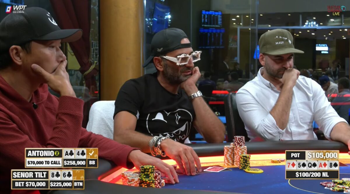Antonio Esfandiari skvěle bluffcatchnul