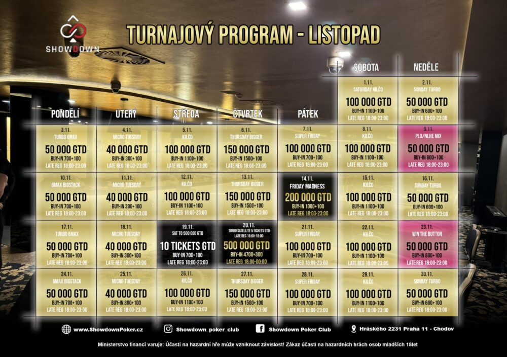 Showdown listopad
