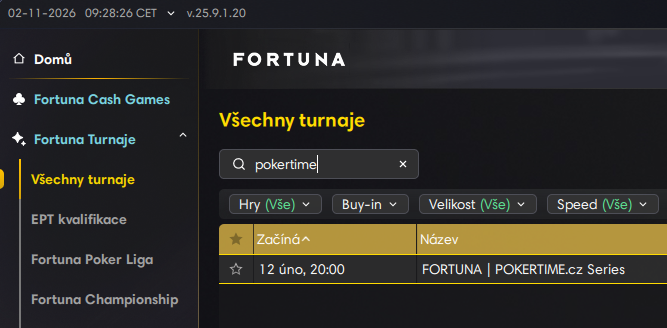 Kde najít turnaj