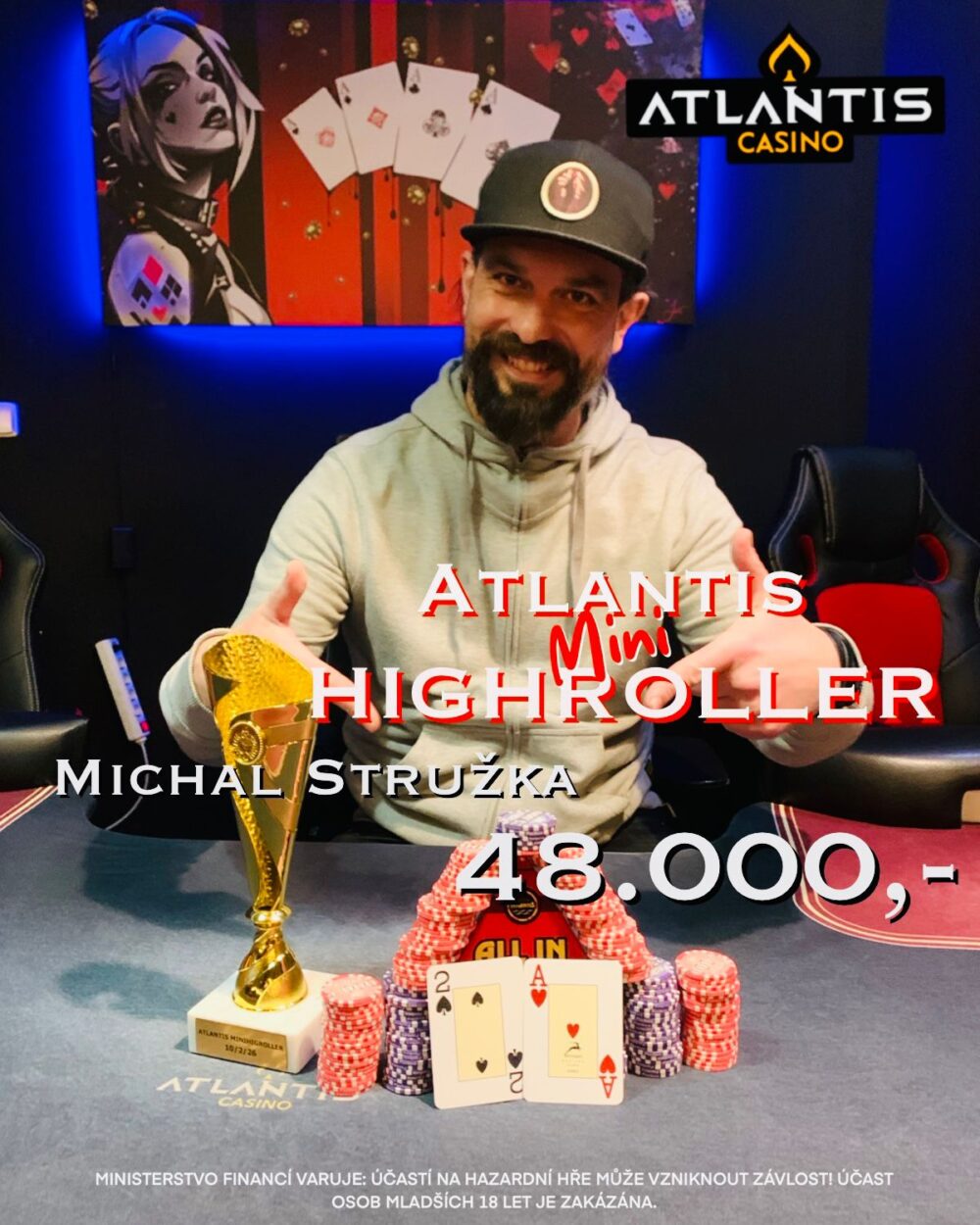 Vítěz Minihighrolleru Michal Stružka
