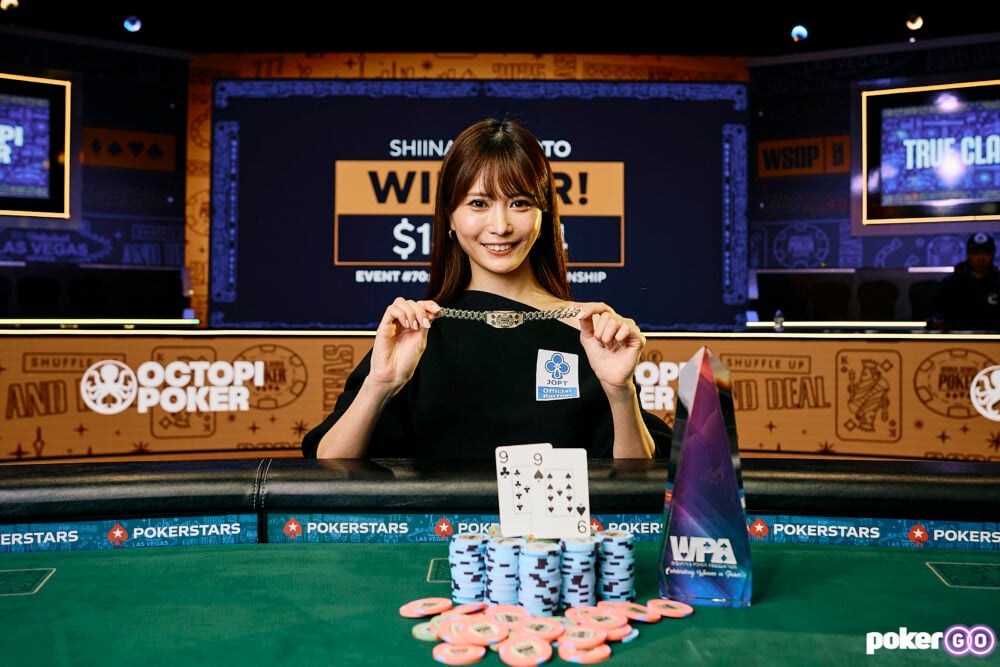 WSOP 2025 Event #70 Winner Shiina Okamoto 2025 WSOP MiguelC MC104301