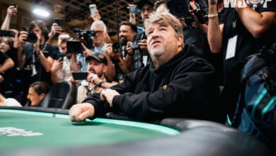 Chris Moneymaker, Jack Effel, WSOP Main Event, The Bubble WSOP26 Monique Marestein 701632 LR