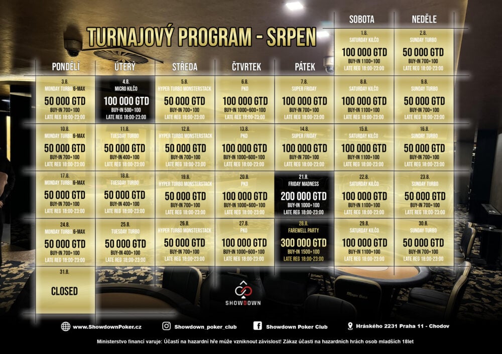 Program Srpen 2026